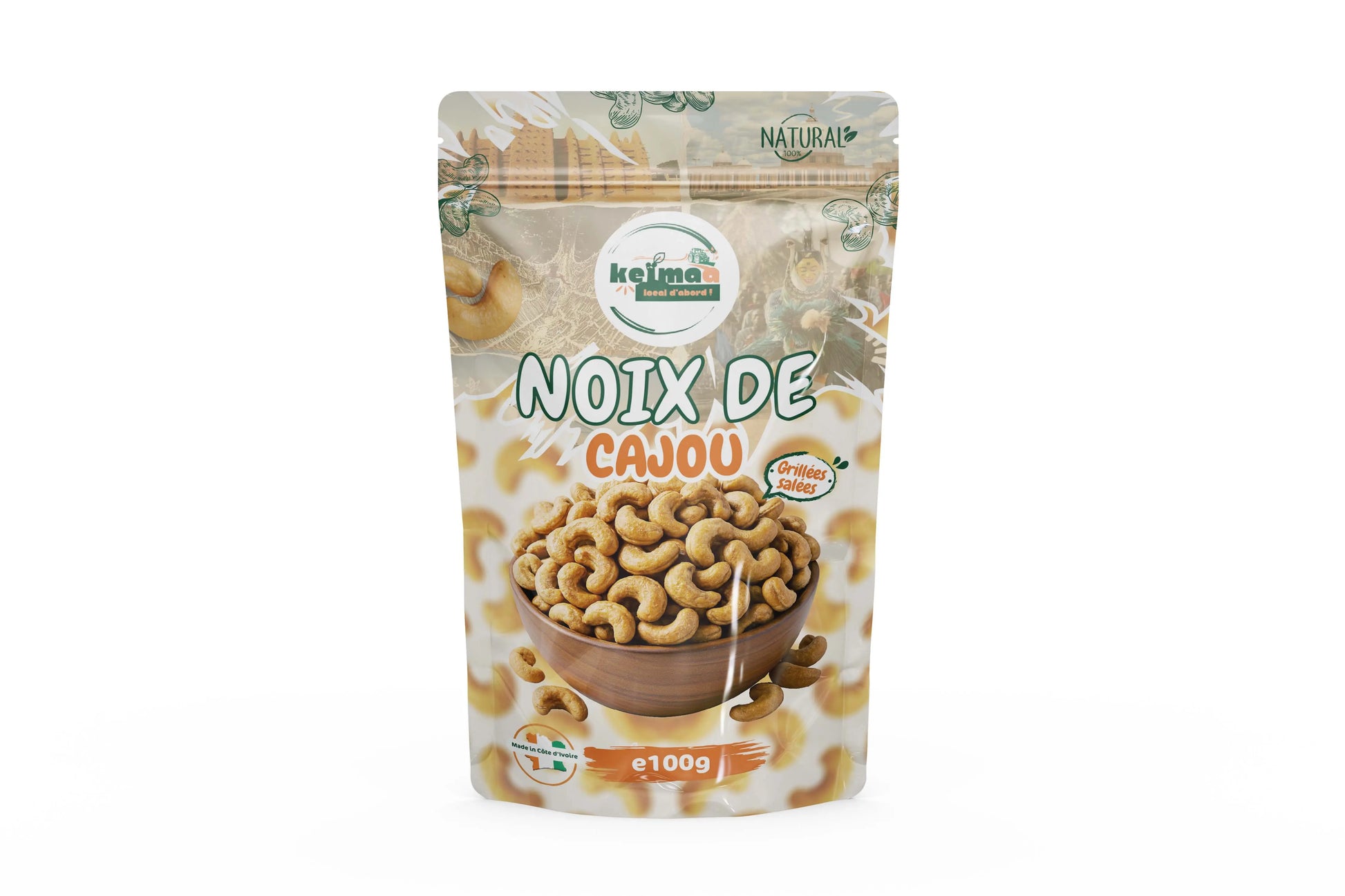 NOIX DE CAJOU GRILLÉE SALÉE KEÏMAA